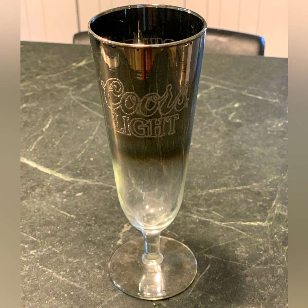 COORS LIGHT | Chrome Faded Pilsner Glass